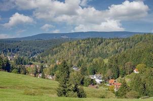 popular pueblo de altenau en harz montañas, Alemania foto