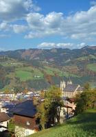 Sankt johann estoy pongau,salzburger tierra, austria foto