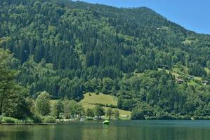 Lake Afritzer See in Carinthia, Austria photo