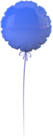 bleu ballon fête fête png