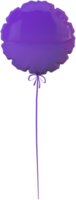 púrpura globo celebracion fiesta png