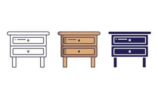 Table stand vector icon