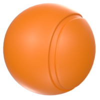 Tennisball isolated on transparent png