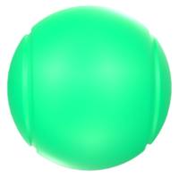 Tennisball isolated on transparent png