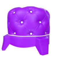 otomano cadeira isolado em transparente png