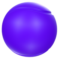 Tennisball isolated on transparent png