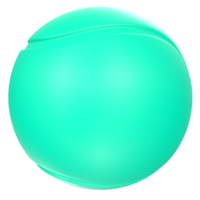 Tennisball isolated on transparent png