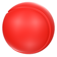 Pelota de tenis aislado en transparente png