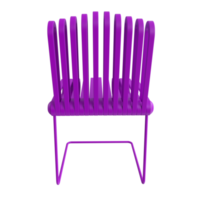 chaise isolé sur transparent png