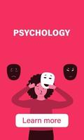 Psychology vertical poster with girl whom has problem vector