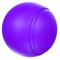 Tennisball isolated on transparent png