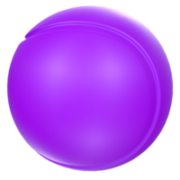 Tennisball isolated on transparent png