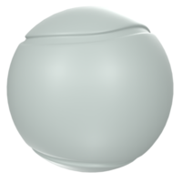 Pelota de tenis aislado en transparente png