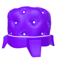 otomano cadeira isolado em transparente png