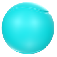 Pelota de tenis aislado en transparente png