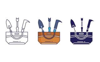 tool bag vector icon