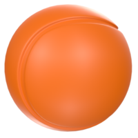 Pelota de tenis aislado en transparente png