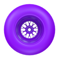 Tyre isolated on transparent png