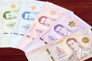 Thai baht a business background photo