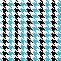 black and blue seamless pattern geometric hounds tooth pattern vector