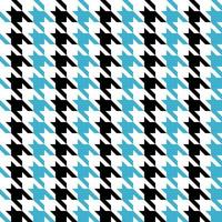 black and blue seamless pattern geometric hounds tooth pattern vector