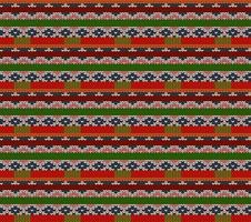 beautiful seamless knitted pattern with geometric vector