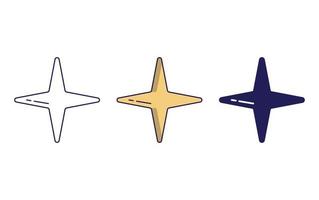 Star Geometry Shape vector icon