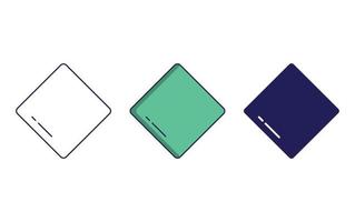 Square Geometry Shape vector icon