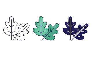 Oak Leaf vector icon