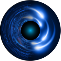 recorte de ojo de tecnología moderna png