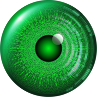 recorte de ojo de tecnología moderna png