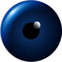 recorte de ojo de tecnología moderna png