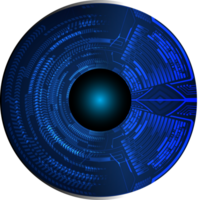 recorte de ojo de tecnología moderna png