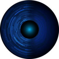 recorte de ojo de tecnología moderna png