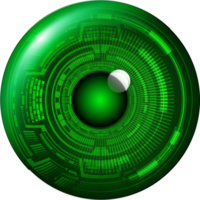 recorte de ojo de tecnología moderna png