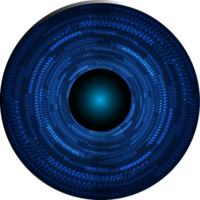 recorte de ojo de tecnología moderna png