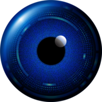 recorte de ojo de tecnología moderna png