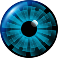 recorte de ojo de tecnología moderna png