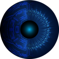 recorte de ojo de tecnología moderna png