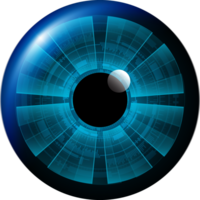 recorte de ojo de tecnología moderna png