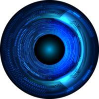 recorte de ojo de tecnología moderna png