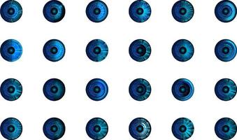 Modern Technology Eye Pack vector