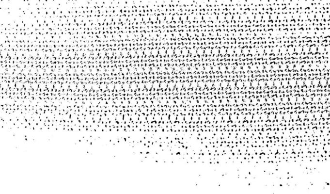 Grunge dots and points vector texture background. Abstract grainy overlay. Vintage grain backdrop.