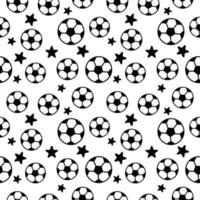 Seamless patterns from a soccer ball vector