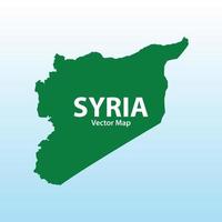 Map of Syria premium vector illustration