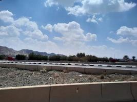 Taif, Saudi Arabia, March 2023 - A beautiful daytime view of the streets of Taif, Saudi Arabia. photo