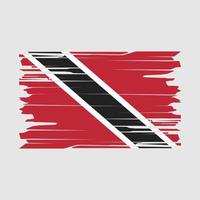Trinidad Flag Brush Vector