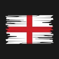 England Flag Brush Vector