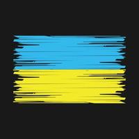 Ukraine Flag Brush vector