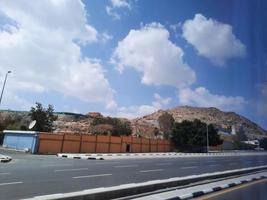 Taif, Saudi Arabia, March 2023 - Beautiful daytime view of streets and buildings in Taif, Saudi Arabia. photo